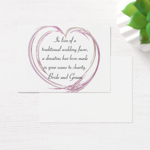 Pink Abstrakt Heart Wedding Wohltätigkeit Fevor Ca