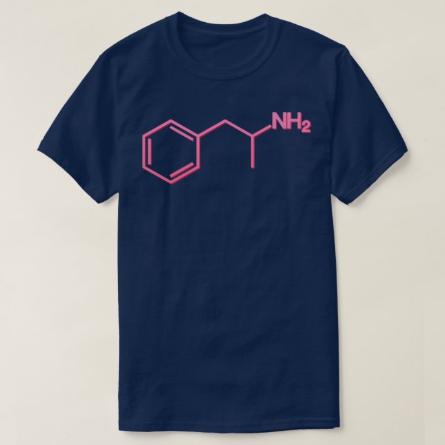 Pink Adderall Chem T-Shirt (Design vorne)