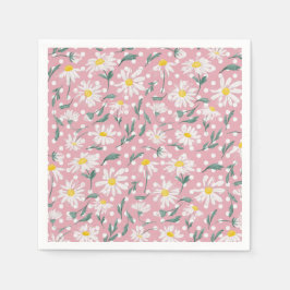 PINK AESTHETISCHE FRÜHSTÜCK BLUMENDEKOUPAGE SERVIETTE