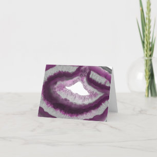 Pink Agate Danke Note Card