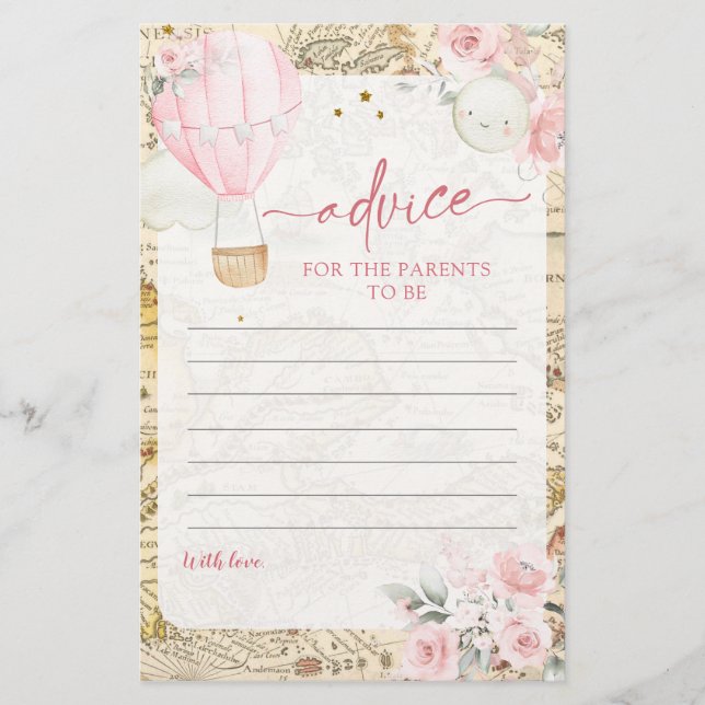 Pink Air Balloon n'est-elle pas une carte conseil  (Devant)