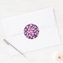 Pink Akrylic Paint Blume Petals