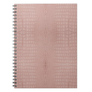 Pink Alligator Textur drucken Notizblock