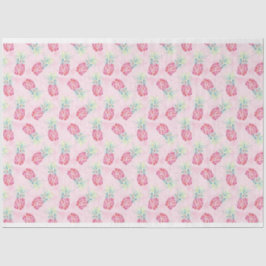 Pink-Ananas-Aquarelltissue & Craft Paper Seidenpapier