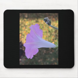 Pink and Gold Sparkle Morning Glory Mousepad