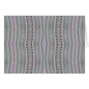 Pink and Green Pretty Hearts Motif