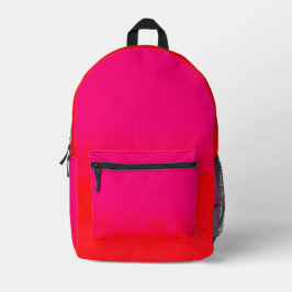 Pink and Orange Gradient  Bedruckter Rucksack