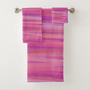 Pink and Purple Brushstrokes