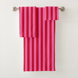Pink and Red Peppermint Stripes