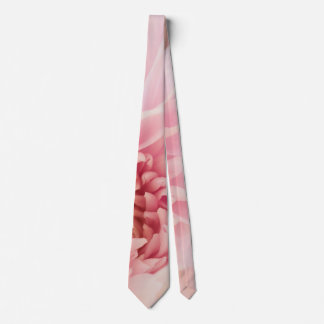 Pink and White Dahlia Neck Tie Krawatte