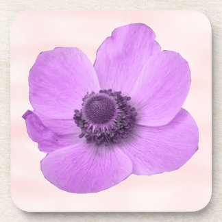 Pink Anemone Cork Untersetzer