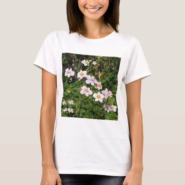Pink Anemones T-Shirt (Vorderseite)