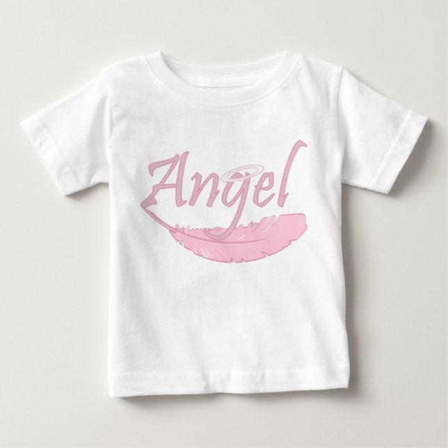 Pink Angel Baby T-shirt (Vorderseite)