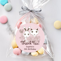 Pink Animal Friends Forever Kindergeburtstag Gefal