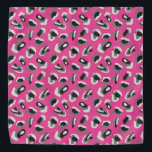 Pink Animal Print / Camouflage Pet Bandana Halstuch<br><div class="desc">Rosa Tierfarbe / Camouflage im Hintergrund</div>