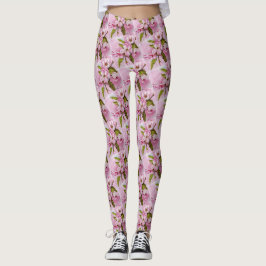 PINK APPBLOSSOM FLORAL LEGGINGS