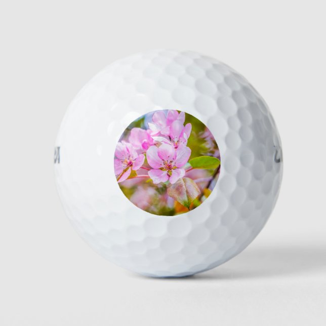 Pink Apple Blossom Golfball (Vorderseite)