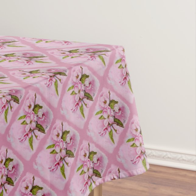 PINK APPLE BLOSSOMOME DECOR TISCHDECKE (Beispiel)
