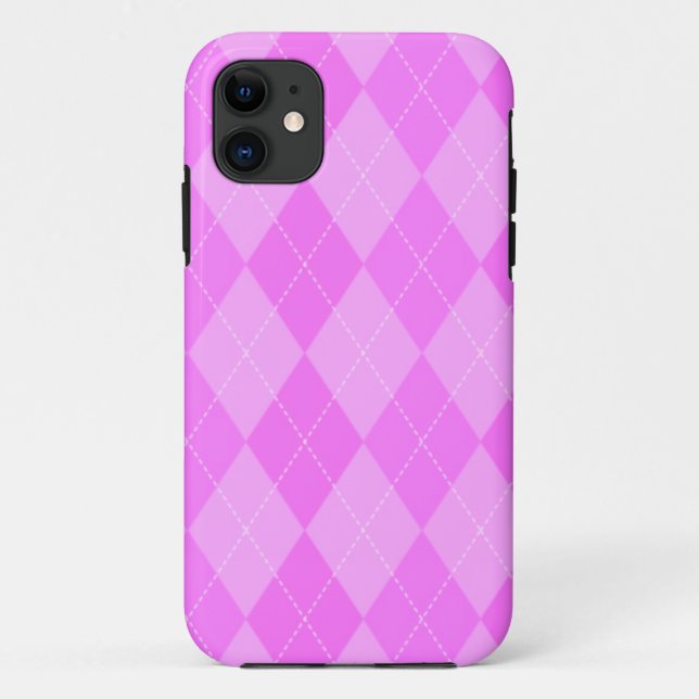 Pink Argyle Case-Mate iPhone 5 Barely There Hülle (Rückseite)