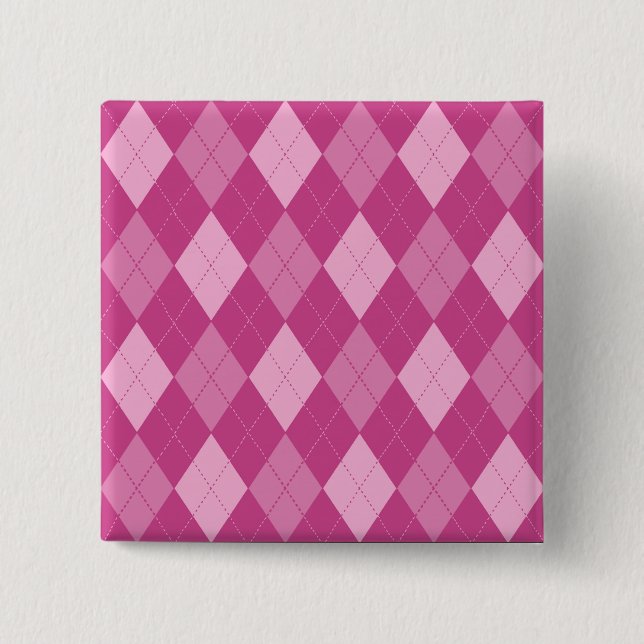 Pink Argyll Button (Vorderseite)