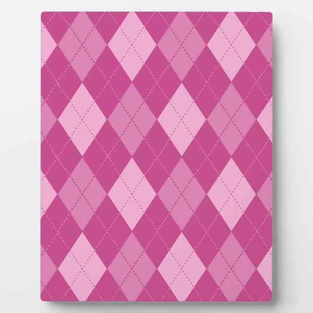 Pink Argyll Fotoplatte (Vorderseite)