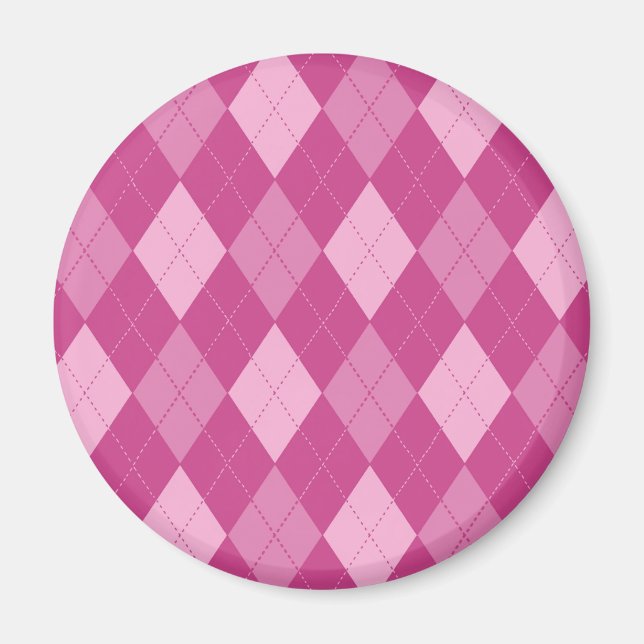 Pink Argyll Magnet (Vorne)