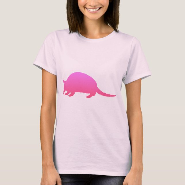 Pink Armadillo T-Shirt (Vorderseite)