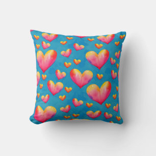 Pink Arts for Heart Heart Health Clipart Heart Cr Kissen