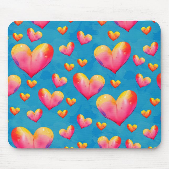 Pink Arts for Heart Heart Health Clipart Heart Cr Mousepad (Vorne)