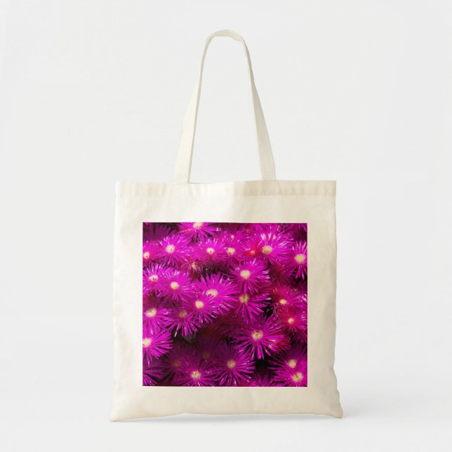 Pink-Aster-Blume Tragetasche (Vorne)