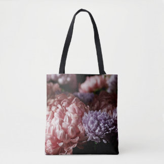 Pink Aster Bouquet: Barockbeleuchtung. Tasche