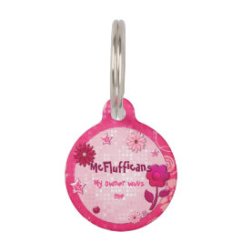 Pink at Play Jewelen ID PERSONALISIERT Tiernamensmarke