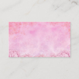 Pink auf rosa Blankokarte Visitenkarte