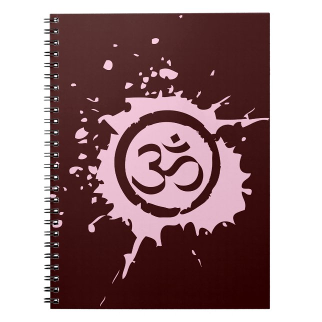 Pink Aum Organic Planet Carnet Journal (Devant)