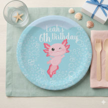 Pink Axolotl Geburtstagsparty