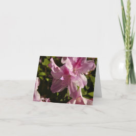 Pink Azalia Shadow Fairy Karte