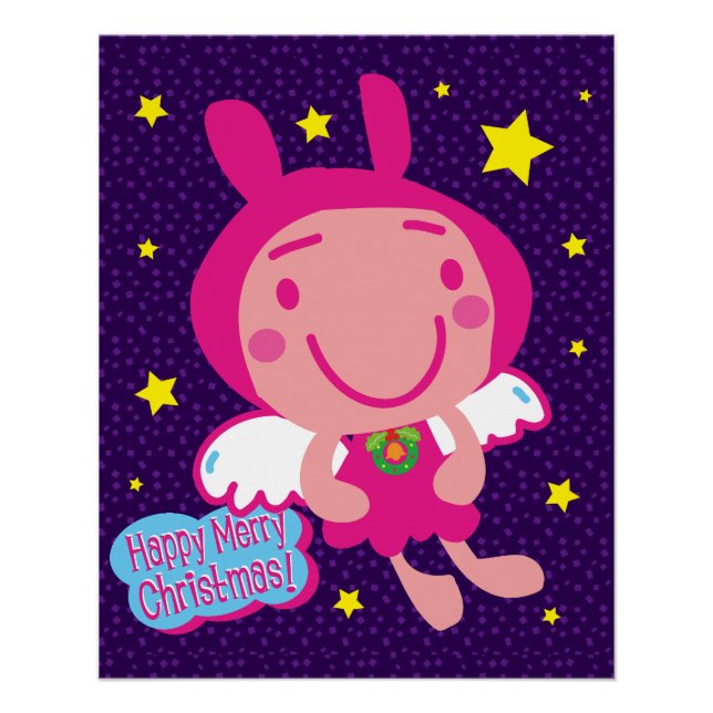 Pink Baby Angel Poster (Vorderseite)