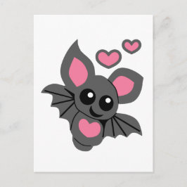 Pink Baby Bat Postkarte