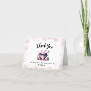 Pink Baby brasse du Merci de Baby shower