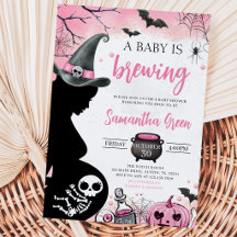 Pink Baby braut Halloween Babydusche
