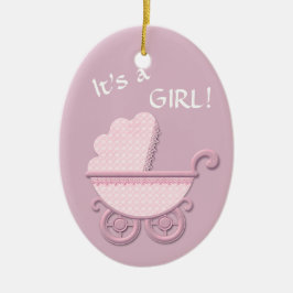Pink Baby Buggy Template Keramikornament