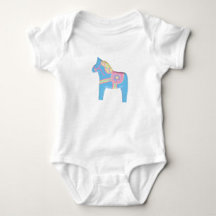 Pink Baby Dala Strampler