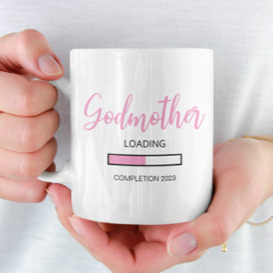 Pink Baby Girl Loading im Jahr 2023 Godmutter-Vors Kaffeetasse