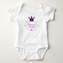 Pink Baby Girl Princess Crown Tiara Royalty Hearts