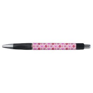 Pink Baby Girl Schmetterlinge und Blume Gemustert Kugelschreiber