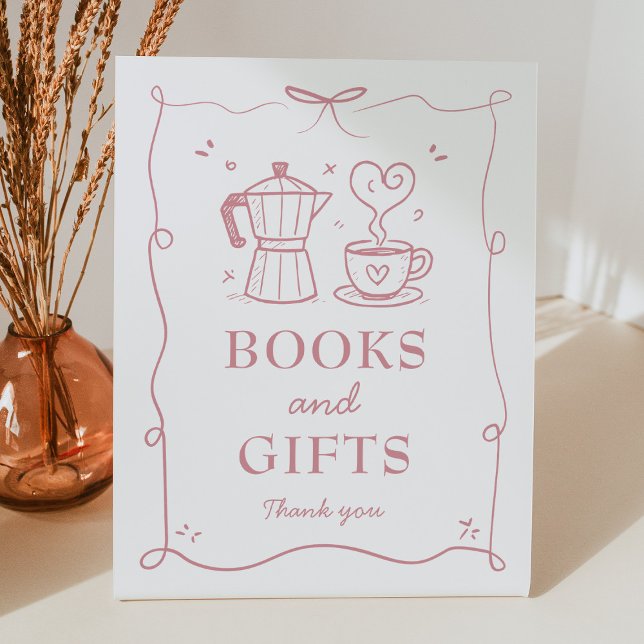 Pink Baby Is Brewing Books and Gifts Sign Sockelschild (Von Creator hochgeladen)