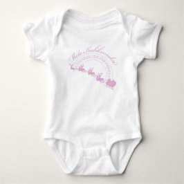 Pink Baby Mele Kalikimaka Baby Strampler