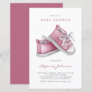 Pink Baby Shoes Es ist eine Mädchen-Baby-Dusche Ei