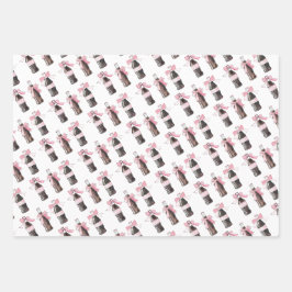 Pink Baby Soda Ready to POP  Geschenkpapier Set
