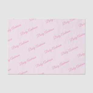 Pink-Babydusche-Papiertaschentuch Seidenpapier